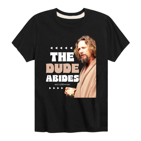 The Big Lebowski - In A Robe, Dude Abides - Toddler & Youth Short Sleeve T-Shirt