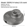thumbnail image 1 of Manivelle pour Compresseur d'Air Pièces de Pompe à Air 550W750W1100W1500W, 1 of 9
