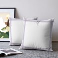 thumbnail image 2 of Pillow Covers 18x18 Set of 2, Minimalist Grid Throw Pillow Covers Decorative Couch Cushion Cover, Modern Simple Lines Stripes Art Purple Microfiber Soft Square Pillowcases for Bedroom Living Room, 2 of 9