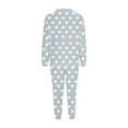 thumbnail image 5 of qelini Lightweight Pajamas for Women Heart Print Crewneck Long Sleeve Shirt and Pant with Pocket Pjs Set Soft Warm Sleepwear, 5 of 5