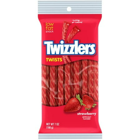 12/Pack Continental Concession Twz12 Strawberry Licorice Twizzler 12 Pack