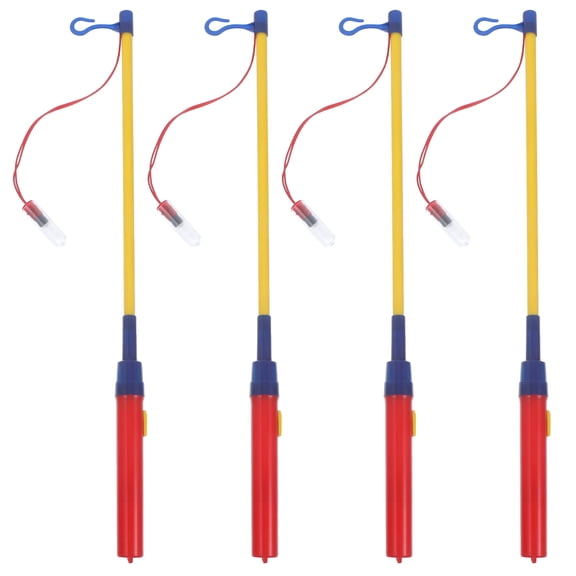 PartyKindom Thick Glow Sticks Lantern Stick Plastic Multi Lantern 4Pcs