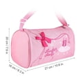thumbnail image 5 of Mgaxyff Ballet Bag Nylon Lightweight Dance Tote Ballet Embroidered Tote Swim Bag for Girl, 5 of 10