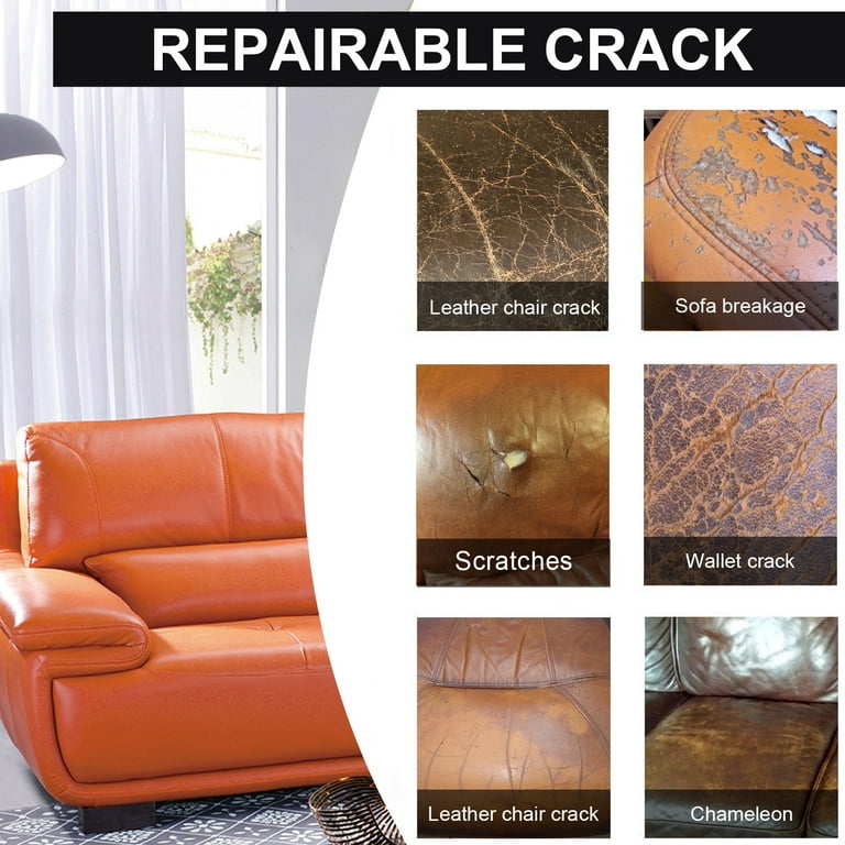 Leather and Vinyl Repair Kit - Furniture Couch Car Seats Sofa Jacket,  Liquid Leather Repair Kit 
