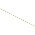 thumbnail image 4 of 10K Yellow Gold 0.80mm Diamond Cut Beaded Chain Italian Necklace 16 Inch, 4 of 7