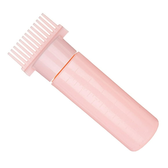Botella aplicadora de Peine Yuyangstore Tinte para el cabello 180ml Peine de tinte Rosa