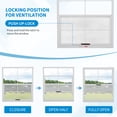 thumbnail image 4 of Gaderth Upgraded Shed Windows 2 Pack, Small Windows With Tempered Glass And  Mesh Screen For Shed, Chicken Coop, Playhouse, Household, Garage, 4 of 5