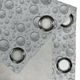 thumbnail image 3 of Ambesonne Grey Grommet Curtain Single Panel, Waterdrops Monochrome, 50"x60", Grey, 3 of 5
