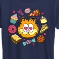 thumbnail image 3 of Garfield - Garfield Hearts Food - Women's Short Sleeve Graphic T-Shirt, 3 of 5