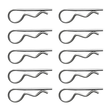 

10 Cotter Pins (Size 1.2x22mm to 3x65mm) Tractor Pin Clips Stainless Steel Fastener 3x50mm