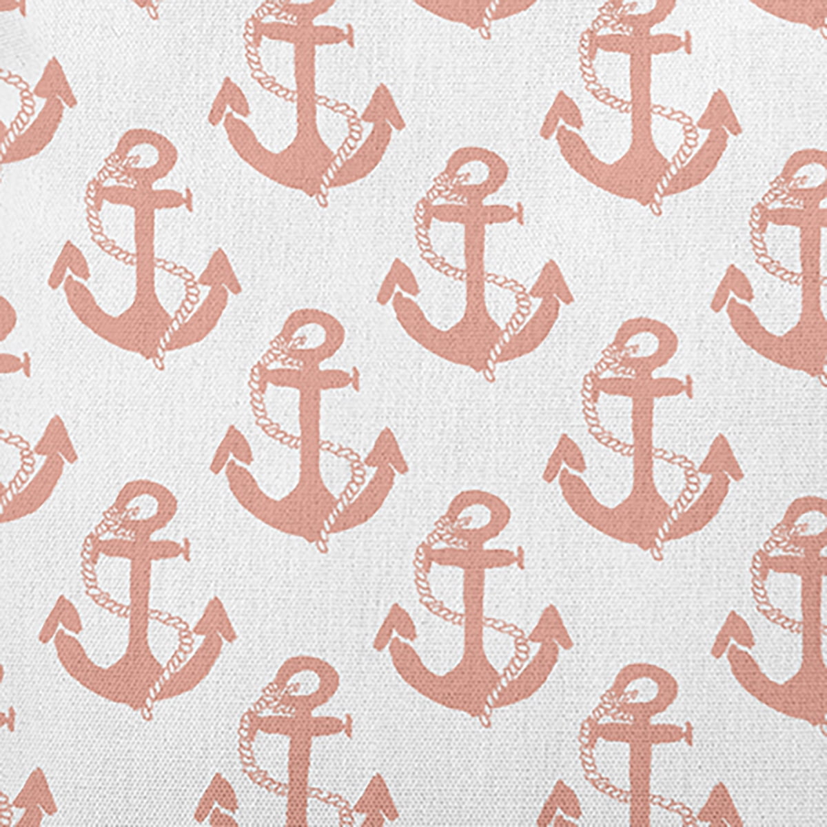 Simply Daisy 16" x 16" Anchor Pattern Indoor/Outdoor Throw Pillow, Soft Coral (1 count)