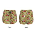thumbnail image 6 of Uemuo Cartoon Fire Truck Pattern Women's Athletic Shorts High Waisted Running Shorts with Liner Pockets Gym Elastic Workout Shorts-X-Large, 6 of 9