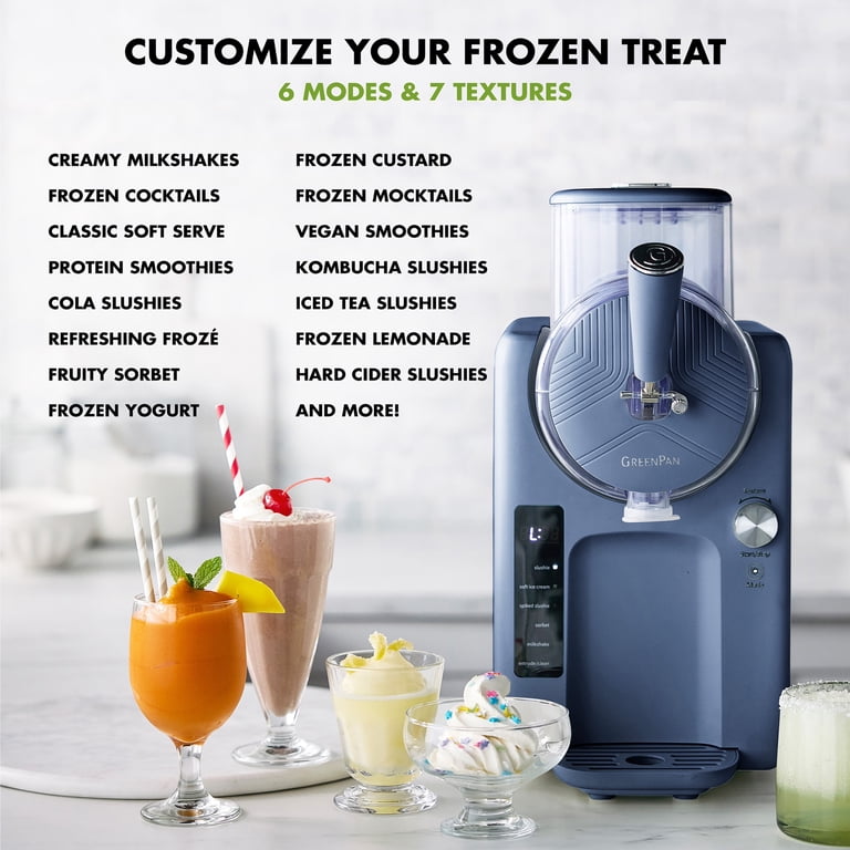 GreenPan Frost 6 Mode, 64 oz Ice Cream & Frozen Drink Maker