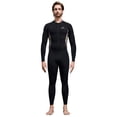 thumbnail image 1 of Sun Protection Jacket for Men Long Sleeve Wetsuit Neoprene Diving Suit Full Body Swimwear, 1 of 9