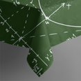 thumbnail image 5 of Math Equations Math Symbols Green Pattern Square Tablecloth,Waterproof Square Table Cover,Wipeable Spillproof Washable Table Cover for Home Kitchen Party Decor 42"X42"(107x107cm), 5 of 6