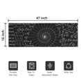 thumbnail image 5 of Math Equations Geometry Shapes Black Pattern Door Rugs,Washable Non Slip Door Mats Indoor,Decorative Door Mats,Entry Mat Indoor for Entrance,Bedroom,Kitchen,Bathroom,16"x47", 5 of 6