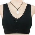 thumbnail image 4 of Vedolay Sport Bras For Women Women Sports Bra Scoop Neck Curve Wireless Support Bralette Crop Tank Cami Backless Sleeveless Yoga Workout,Black XXL, 4 of 4