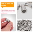thumbnail image 2 of MasteelfCA 10 Pcs Écrou Rivet en Acier Inoxydable Écrou Tête Plate Écrou Rivet Durable, 2 of 8