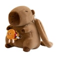 thumbnail image 1 of Guardurnaity Mochila infantil de poliéster con estampado de capibara, correa ajustable para el hombro y peluche. Mochilas tipo+5 30cm, 1 of 6