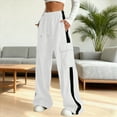 thumbnail image 4 of UAYOTSE Girl's Athletic Track Pants Wide Straight Leg Pants Fitness Clothing,Sizes 7-8 Years, 4 of 6
