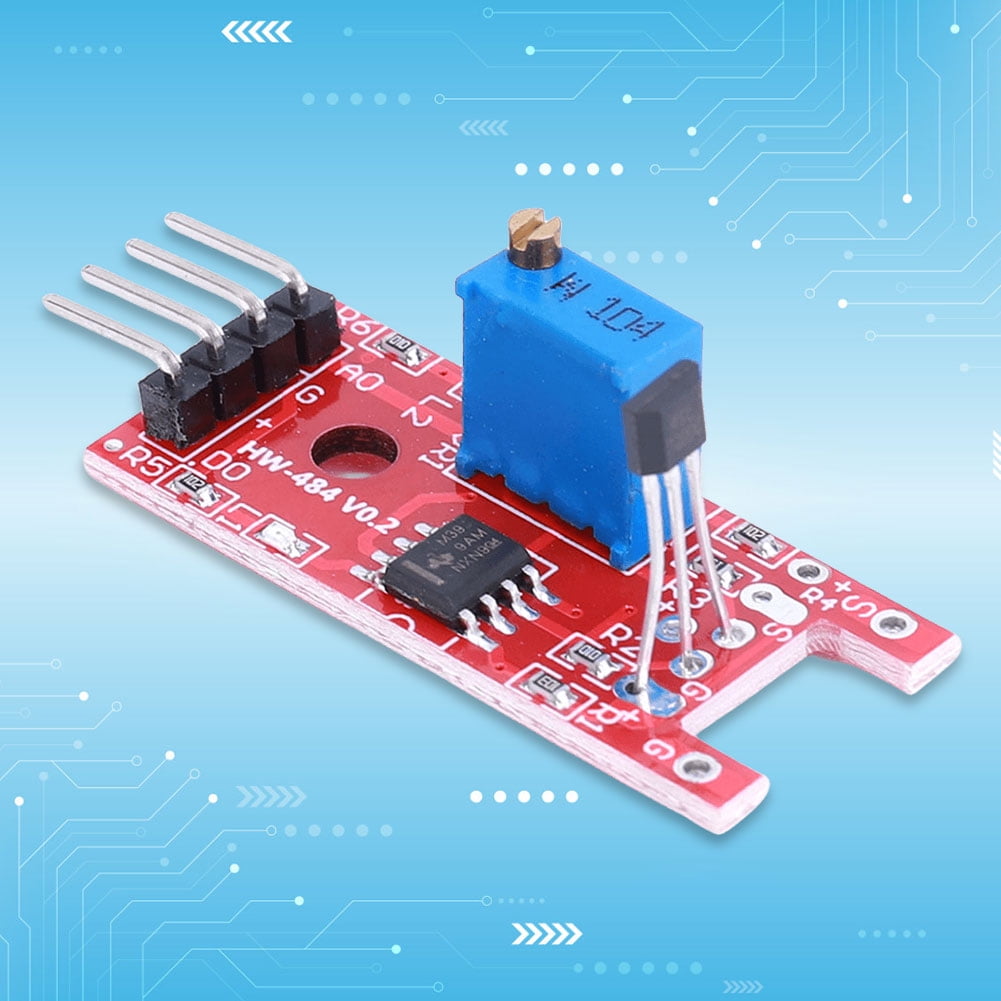 Módulo de Sensor de velocidad magnético de efecto Hall KY-024 DC 5V ...