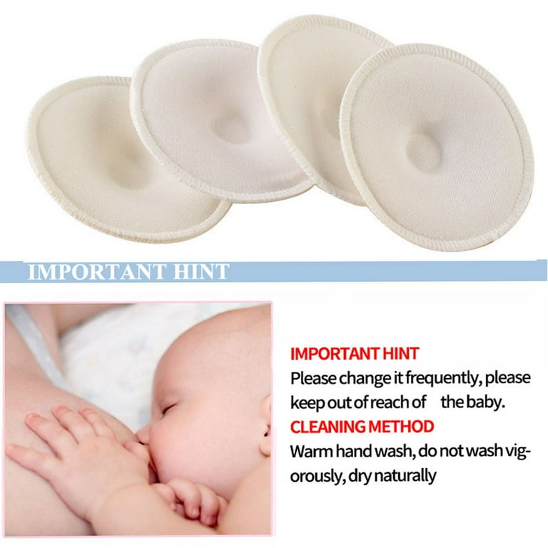 Pregnancy Reusable Ecological Cotton Nursing Breast Pads Washable  Breathable Breastfeeding Nursing Bra Liner Pad 