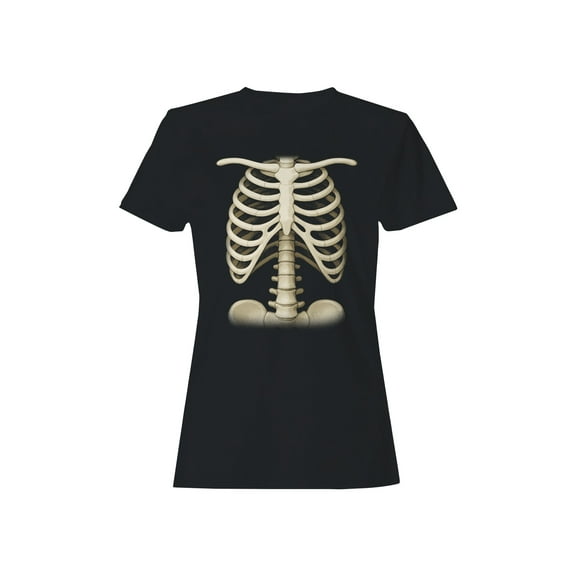 Vintage Ribcage Skeleton Illustration Women's T-shirt