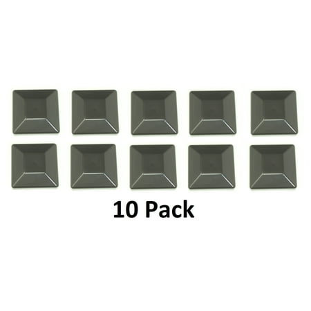 10 PACK-BLACK-6X6 FENCE POST PLASTIC CAP-(5 5/8 X 5 5/8) Pressure Treated Wood Made In