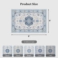 thumbnail image 5 of CHITOOMA 6'x9' Area Rugs for Living Room, Boho Machine Washable Stain Resistant Non-Shed Carpet, Floral Area Rug with Non-Slip Backing for Bedroom, Dining Room, Dorm, Office, 5 of 8