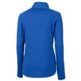 thumbnail image 3 of Women's Cutter & Buck Blue Iowa Cubs Adapt Eco Knit Stretch Recycled Half-Zip Top, 3 of 3
