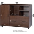 thumbnail image 5 of Spirich Home Large Mobile Lateral Filing Cabinet ,Printer Stand with Drawer,Storage Door and Shelves, Office Credenza with File Drawer, 5 of 8