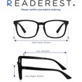 thumbnail image 6 of Readerest Blue Light Blocking Reading Glasses Black 150 Magnification, 6 of 6