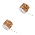 thumbnail image 4 of Ounissouiy Cadena confiable de acero inoxidable con cuentas de esmalte coloridas y duraderas para la fabricación de joyas, amplia gama de colores Oro+Color 2Conjunto, 4 of 6