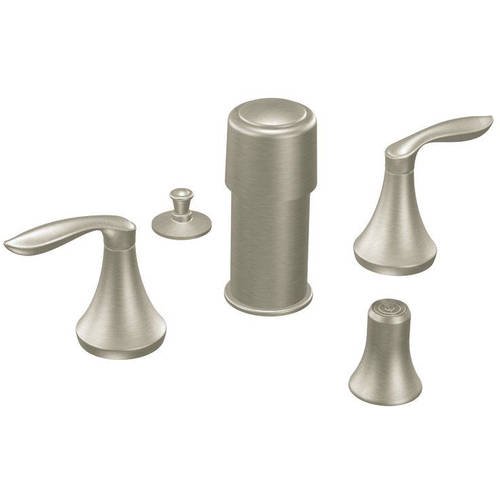 Moen Eva Brushed Nickel Two-Handle Bidet Faucet - Walmart.com - Walmart.com