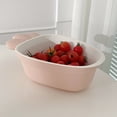 thumbnail image 1 of Daily Qaailabf Double Layer Strainer Basket With Quick Water Release Ergonomic Grip Versatile Design For Kitchen Use Rinse And Serve Produce Vegetables, 1 of 6
