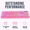 TRAHOOChroma Wireless Gaming Keyboard RGB New Version 2024 Long