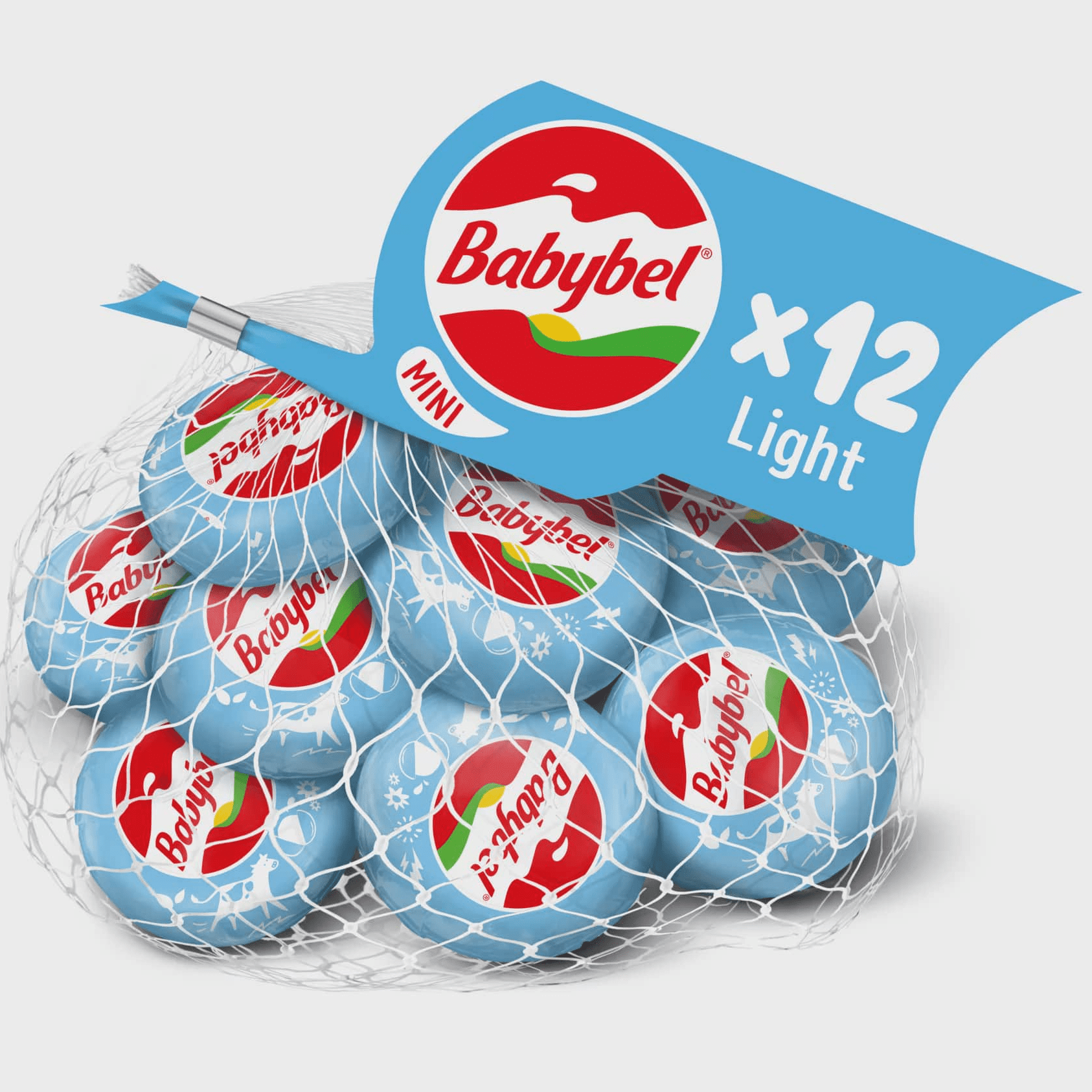 Mini Babybel Light Flavored Snack Cheese12 Count - Walmart.com