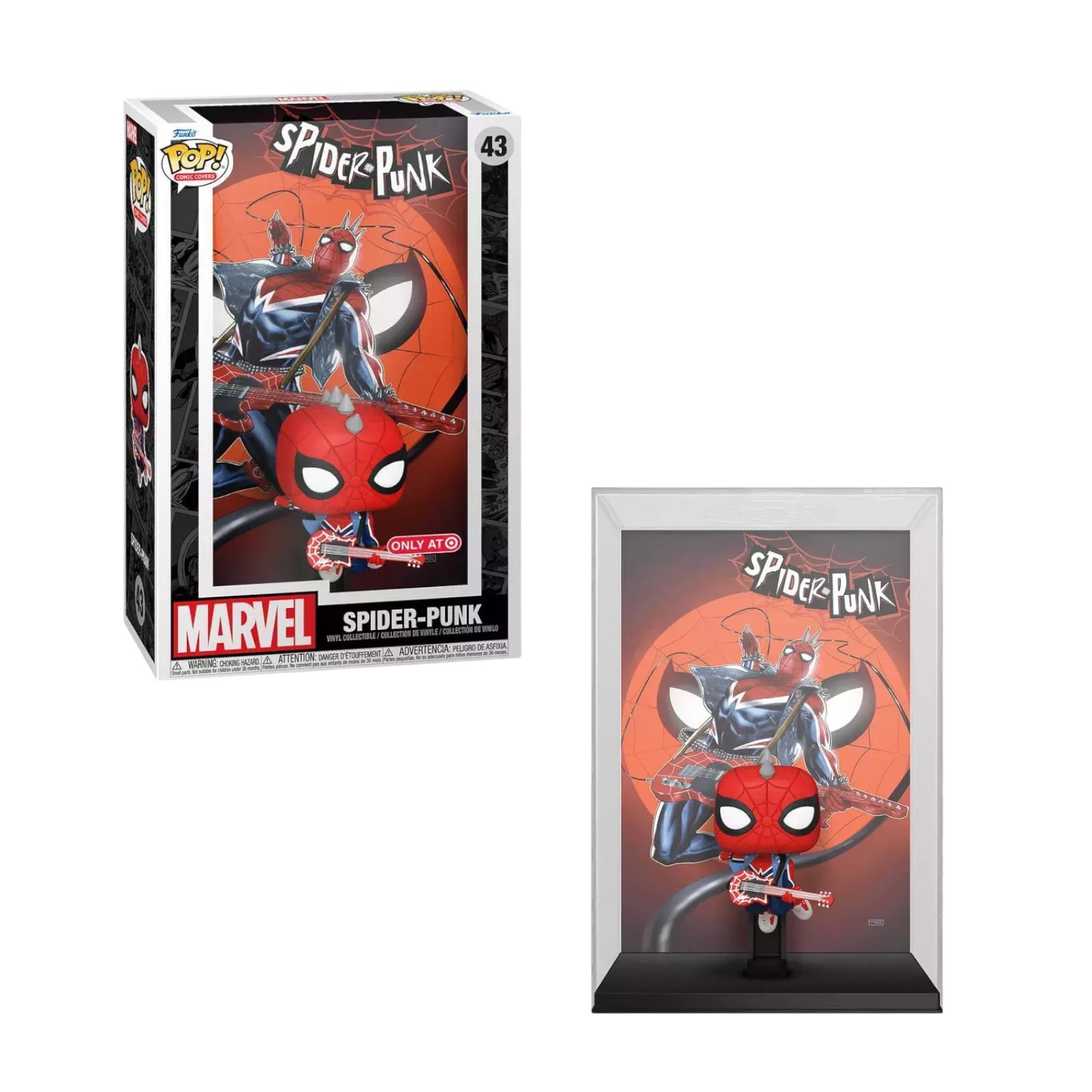 Funko Pop! Comic Cover Marvel Spider-Punk Vinyl Figure # 43