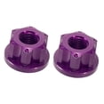 thumbnail image 3 of Almencla 2Pcs Bike Wheel Hub Axle Nuts Aluminum Alloy Replacement M9 Hub Nuts Violet, 3 of 8