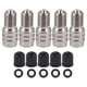 thumbnail image 1 of 5 Juegos de Extensión de Válvula de Neumático de 25mm con Tapa a Prueba de Polvo Universal de Cobre de 180 Grados para la Mayoría de Coches y Camiones, 1 of 1
