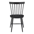 thumbnail image 4 of OSP Home Furnishings Eagle Ridge Traditional Windsor Style Solid Wood Dining Chairs 2-Pack, Black, 4 of 9