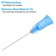 thumbnail image 3 of Agujas de dispensación de 22Ga, 102PCS, agujas de dispensación de punta roma de 1 pulgada con jeringas de bloqueo Luer para rellenar tintas líquidas, adhesivos, aceites, azul, 3 of 7