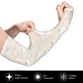 thumbnail image 3 of Goofa Beautiful Rabbit Pattern UV Sun Protection Arm Sleeves, UPF 50 Sports Cooling Arm Compression Sleeves for Men Women Teenager, 3 of 8