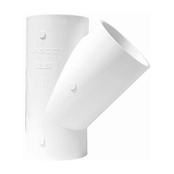 Westlake Pipe & Fittings PVC, Wye, 2 in Socket, 2 in Socket 475020