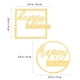 thumbnail image 4 of KAKOWELY 4 piezas de decoración para tarta de feliz cumpleaños, decoración para cupcakes, decoración para tarta de cumpleaños, decoración para tarta de feliz cumpleaños, 4 of 4