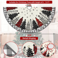 thumbnail image 3 of Falda Pie De Arbol Navideño Decoracion Copos Nieve 122cm Xtellar blanco, 3 of 4