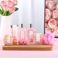 thumbnail image 2 of Set de regalo Spa Luxetique Bath para mujer con cesta de rosas de 8 piezas, 2 of 7