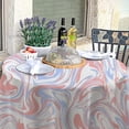 thumbnail image 4 of Coolnut Round Tablecloth Liquid Blurred Watercolor Paint Modern Table Cover for Home Decoration Washable Table Cloth for Dinner Picnic 60in, 4 of 5