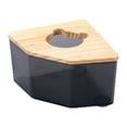 thumbnail image 5 of Guiexla Hamster Bathroom Transparent Hamster Sandbox Detachable Small Animal Sand Bath Container Small Pet Supplies, 5 of 8