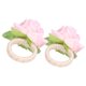 thumbnail image 5 of unids/bolsa simulación flor servilleta anillos moderno servilletero decoraciones de mesa para boda rosa, 5 of 14